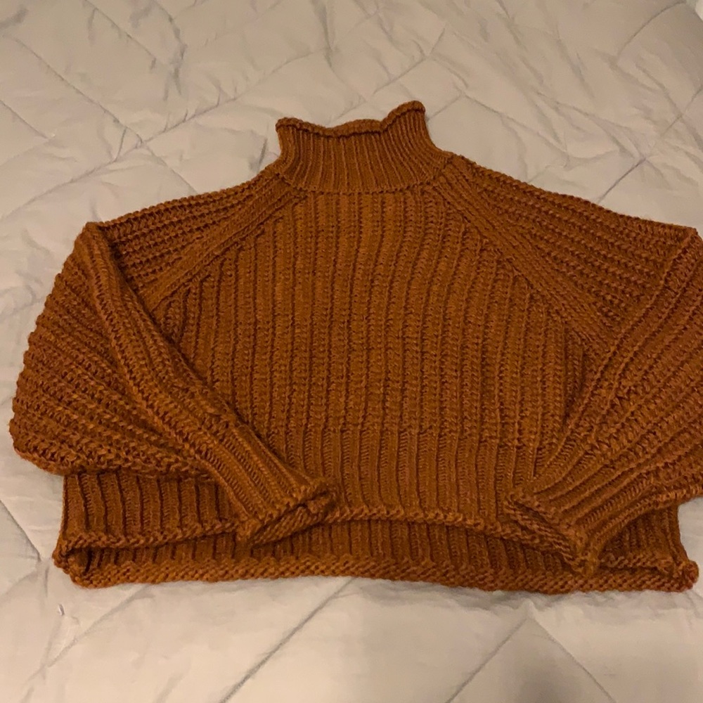 Ribbed Turtleneck Sweater